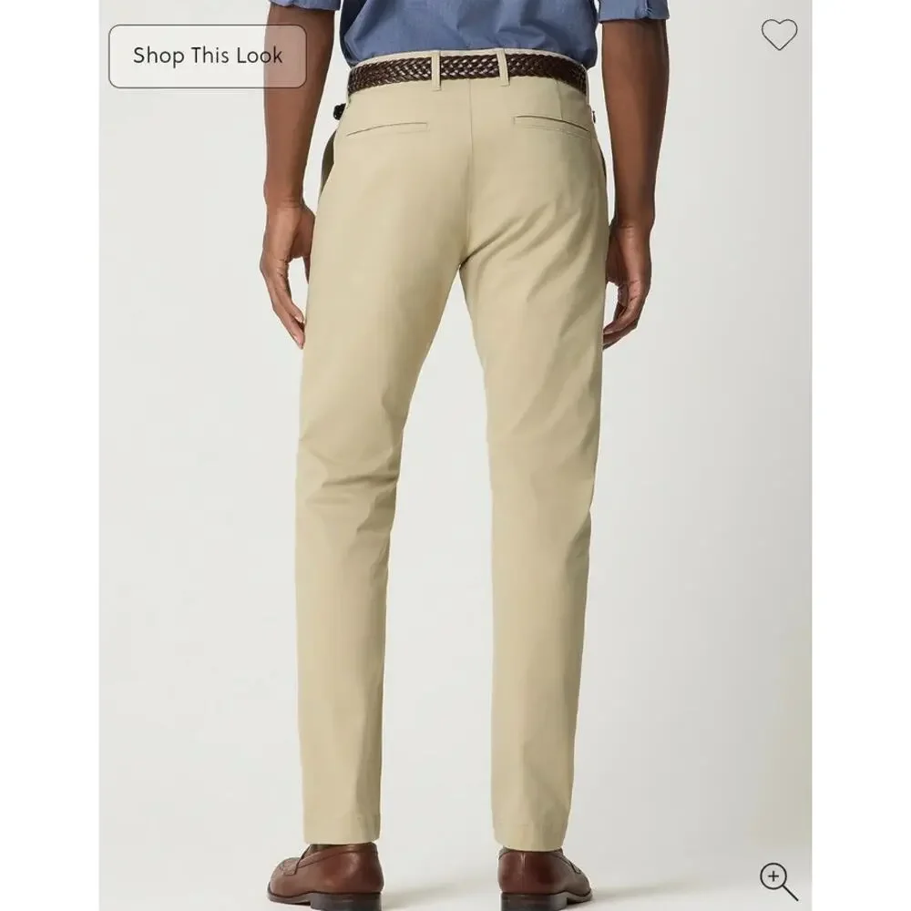 NWOT J. Crew Men's Slim-Fit TruTemp365® Chino Pant Green 36/30